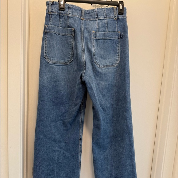 The Colette Cropped High-Rise Wide-Leg Jeans by Maeve - Picture 3 of 3